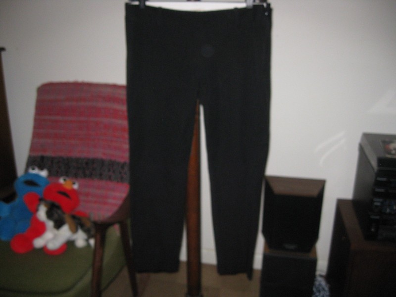 J Crew Women's Stretch City Fit Cropped / Ankle Pants Size 2 Solid Black