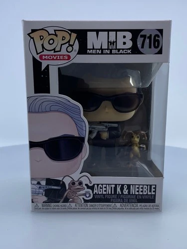 Funko POP! Movies Men in Black Agent K and Neeble #716 Vinyl Figure DAMAGED BOX