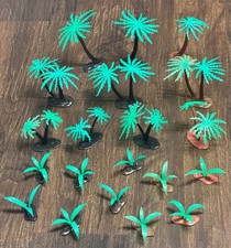 20PC Marx Plastic Set of Palm Trees Ferns For Toy Soldiers 1:32