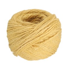 Natural Jute Rope 164 Feet 2mm Twine for Yellow Color