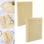 Macrame Board Supplies Braiding Craft Helper Grids Board for Knitting Lover
