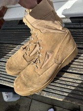 US Army Belleville Tan Desert Goretex Boots - Size UK 12R  - Grade 1 - #B272