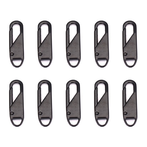 10×Universal Repair Metal Zipper Puller Replacement Fix Bag Coat Instant Clip On - Picture 5 of 25