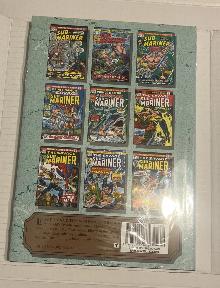 Marvel Masterworks : The Sub-Mariner Vol. 255 (8) - Image 2 of 4