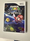 Super Mario Galaxy Nintendo Wii 2007 CIB Complete Black Label 3D Platformer