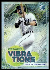 Spencer Torkelson 2022 Bowman #VV-2 Virtuosic Vibrations Tigers Baseball Card