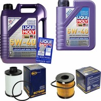 Inspektionskit Filter Liqui Moly ÖL 6L 5W-40 FüR Fiat Ducato