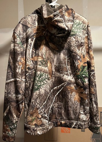 Realtree Sherpa Lined Jacket/Full Zip Hoodie - Picture 2 of 5