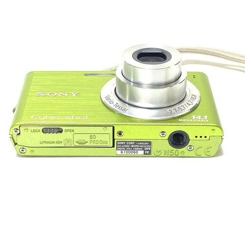 SONY Cyber-shot DSC-W320 Digital Camera Green 14.1MP 4x Zoom from Japan tested - Picture 11 of 12