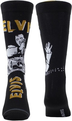 Elvis Presley - Perri's - Elvis Presley - Sketch - Crew Socks [New ] Socks