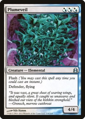 Plumeveil Uncommon CMD #218 Near Mint
