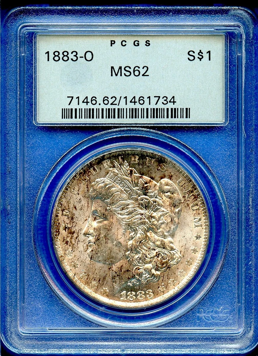 Silver MS 62 Graded 1883 Year Morgan US Dollars (1878-1921) for
