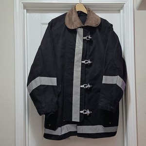 Vintage 1980s Survivair Body Guard Firefighter Turnout Coat Black Men’s XL USA