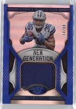 2019 Certified New Generation Jerseys Mirror Blue /99 Tony Pollard #NG-TP qc6