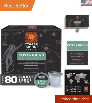 Single Serve Coffee Pods For Keurig K-Cup Brewers, Medium Roast, Costa Rican ...