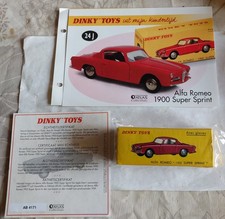 Atlas Dinky Toys Alfa Romeo 1900 Super Sprint