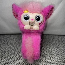 WRAPPLES Little Live Pets "PRINCEZA" Pink Furry Wrist SING TALK Works