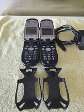 2 Vintage Nextel i60c Motorola Cell Mobile Gray Cellular Phone