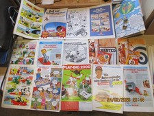 MIcky Maus  24 verschiedene  MIttelseiten Werbebeilage  1970er 1980er