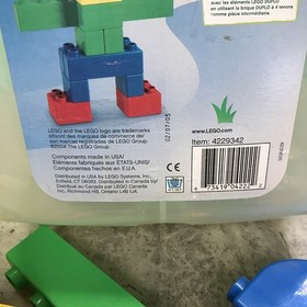 Lego Duplo Quatro 5357 Bucket - Large Chunky Bricks Compete W/Container Tub