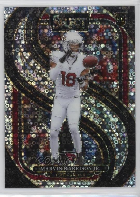 2024 Panini Select Premier Level Disco Prizm Marvin Harrison Jr Rookie RC 16e6