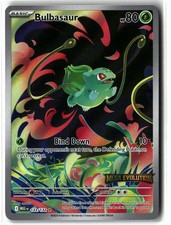 Bulbasaur ⭐️ 133/132 Holo Mega Evolution Stamped Cards & Products Pokemon NM