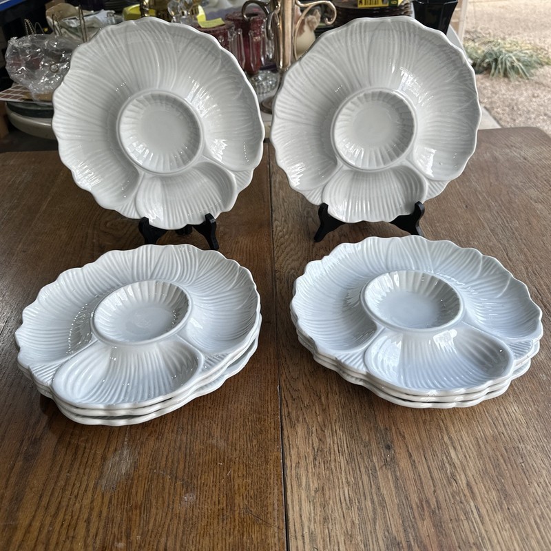8 Italian 10” Artichoke / Cocktail / Appetizer Plates + 8 Small Cocktail Plates