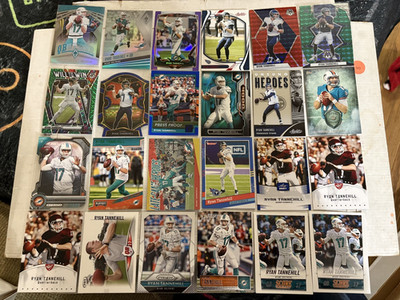 (99) Ryan Tannehill Football Cards Inserts RC Rookie Parallels Lot Collection