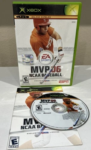MVP 06 NCAA Baseball (Microsoft Xbox, 2006) CIB Complete Tested