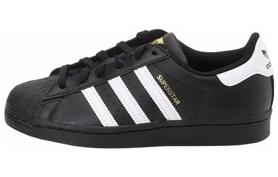 NWOB adidas Superstar J 'Black/White EF5398 Sz 5