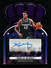 2022-23 Panini Crown Royale Rookie Purple 10/25 Keegan Murray #RCA-KMY Auto 0vf5