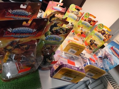 Skylanders 12x OVP Konvolut Swap Force SuperChargers Figuren Fahrzeuge