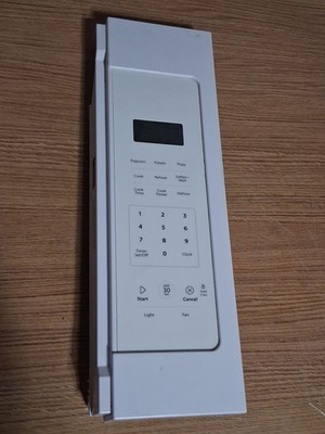 WHIRLPOOL MICROWAVE CONTROL PANEL WHITE PART # W10889328 W10833351-A & W11552018
