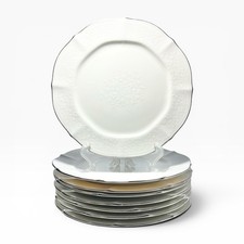Noritake  Chandon, Platinum  Set of 8 Bone Ch...