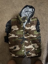 Jordan Camo Puffer With Long Sleeves Attached Boys Xl
