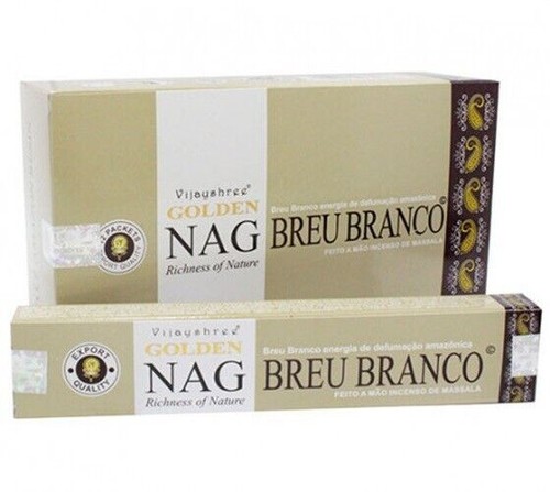 Golden Nag Breu Branco Masala Räucherstäbchen Agarbatti, 12 Stück, 180 Stück - Bild 1 von 3