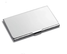 Stainless Steel Card Holder Case Metal Wallet Pocket Business ID Credit Card Box
