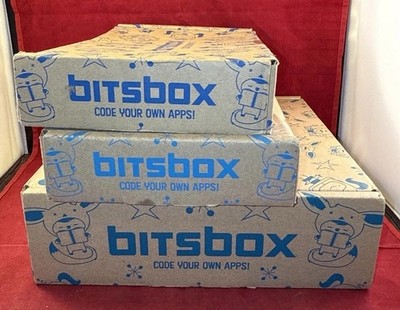 bitsbox Learn to Code Build App Kids Homeschool Hands On Curriculum - 3 Boxes