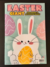 Easter Bunny Egg Giant Cartoon Coloring Activity Book