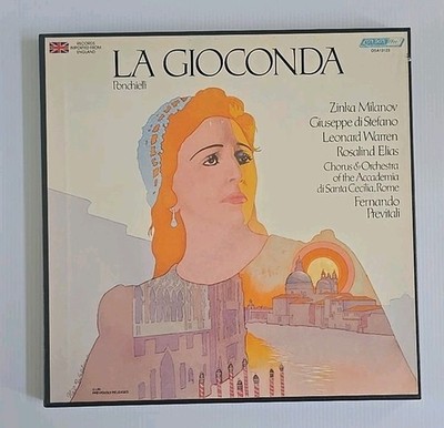 Ponchielli, La Gioconda 3 Vinyl Record Set, Milanov, Di Stefano, Warren Vinyl NM