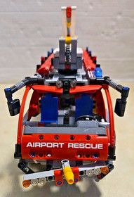 Retired Lego Technic 42068 Airport Rescue Vehicle Fire Truck w Manual No Box