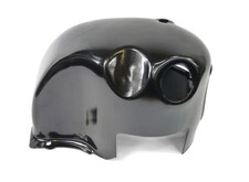 Lambretta Head cowling steel TS1 cut-out, painted Black