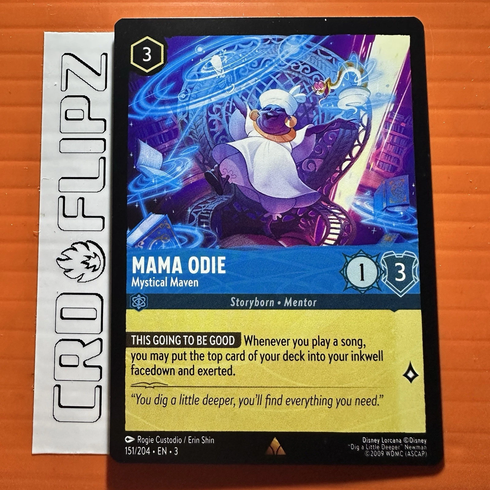 Disney Lorcana - Mama Odie - Mystical Maven 151/204 Non-foil Into the Inklands