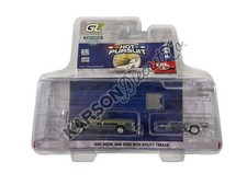 CHASE RAW 1990 Dodge Ram D-250 w/ Trailer – 1:64 Scale Model - Greenlight 32315A