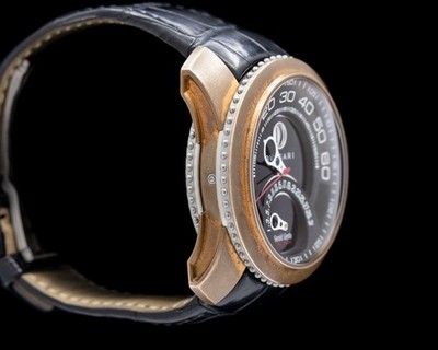 Bvlgari GBS.Y.98 Gerald Genta Gefica Bi-Retro Bronze Double Signed