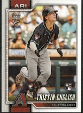 2026 Topps Series 1 Baseball Tristin English Arizona Diamondbacks #346 (RC)