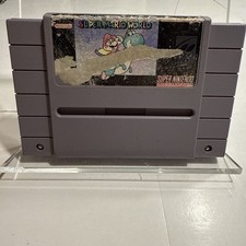 Super Mario World (Super Nintendo SNES 1991) Cartridge Only Cleaned/Tested/Works