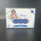 2023-24 Topps Motif Jacob Toppin Rookie Triple Relic Autograph Blue 32/35