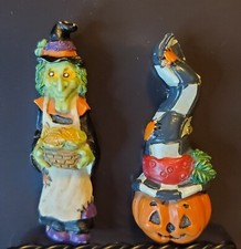Classic/ Halloween witch and pumpkin pins/ Holiday/ spooky
