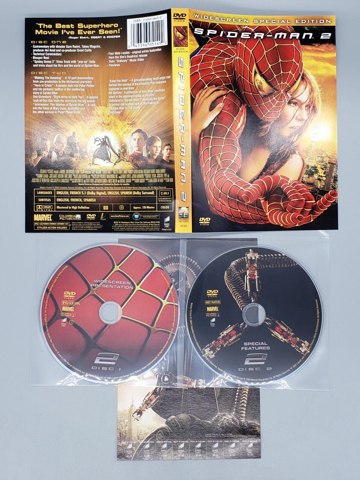 Spider-Man 2 DVD Release Date November 30, 2004